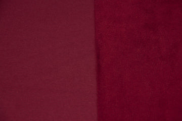 Alpenfleece, uni, weinrot, 0,5 m